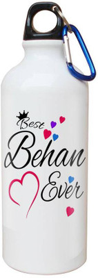 

SKY TRENDS Printed Shipper Bottle for Brother||Sister for Rakshabandhan, Anniversary, Birthday 600 ml Sipper(Pack of 1, Multicolor)