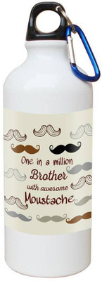 

SKY TRENDS Printed Shipper Bottle for Brother||Sister for Rakshabandhan, Anniversary, Birthday 600 ml Sipper(Pack of 1, Multicolor)