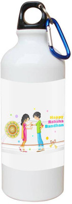 

SKY TRENDS Printed Shipper Bottle for Brother||Sister for Rakshabandhan, Anniversary, Birthday 600 ml Sipper(Pack of 1, Multicolor)