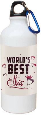 

SKY TRENDS Printed Shipper Bottle for Brother||Sister for Rakshabandhan, Anniversary, Birthday 600 ml Sipper(Pack of 1, Multicolor)