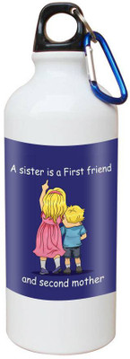 

SKY TRENDS Printed Shipper Bottle for Brother||Sister for Rakshabandhan, Anniversary, Birthday 600 ml Sipper(Pack of 1, Multicolor)