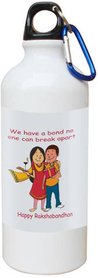 

SKY TRENDS Printed Shipper Bottle for Brother||Sister for Rakshabandhan, Anniversary, Birthday 600 ml Sipper(Pack of 1, Multicolor)