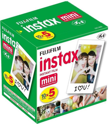 

Fujifilm Instax Mini 50 Sheet Film Roll(Yes 800 ISO Pack of 50)