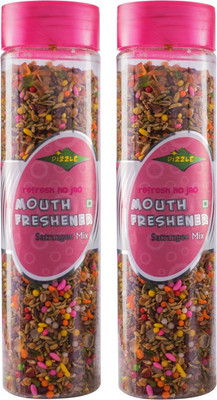 

Dizzle Dizzle Satrangi Mix 200 gm Fruit-flavored Mint Mouth Freshener(Pack of 2)