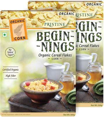 

Beginnings Organic Corn Flakes(300 g, Box, Pack of 2)