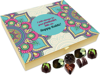 

Chocholik Rakshabandhan Gift Box - I Will Always Be Your Protector Little Sis. - 20pc Truffles(240 g)