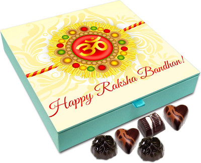 

Chocholik Rakshabandhan Gift Box - Rakhi Wish With Gift Box - 9pc Truffles(108 g)