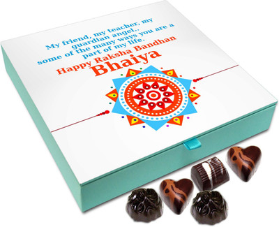 

Chocholik Rakshabandhan Gift Box - My Guardian Angel, Some Of The Many Ways You - 9pc Truffles(108 g)