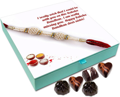 

Chocholik Rakshabandhan Gift Box - I Am Really Missing You - 9pc Truffles(108 g)