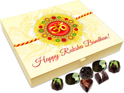 

Chocholik Rakshabandhan Gift Box - Rakhi Wish With Gift Box - 20pc Truffles(240 g)