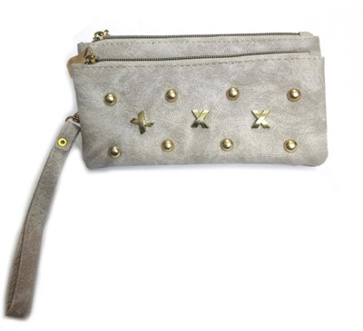 

OBEROI Casual, Party Grey Clutch