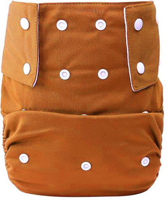 

Bumberry Seniors Reusable Washable (Brown) with Wet free Pocket For Unisex Adult Diapers - L