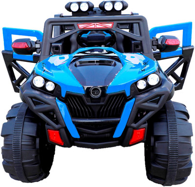 

Toyhouse Rocky SUV ATV Rechargeable Swing function with remote for kids (2 to 7 yrs) Jeep Battery Operated Ride On(Blue)