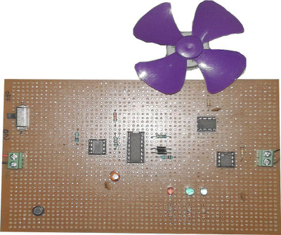 

DPELECTRONICS DC MOTOR CONTROL USING SINGLE SWITCH Educational Electronic Hobby Kit