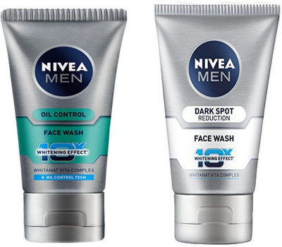 

Nivea MEN OIL CONTROL + MEN DARK SPOT REDUCTION Face Wash(100 ml)