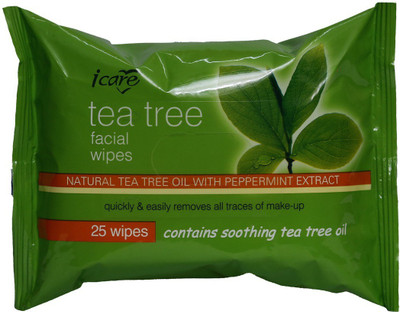 

iCare Tea Tree facial wipes-25wipes(Pack of 25)