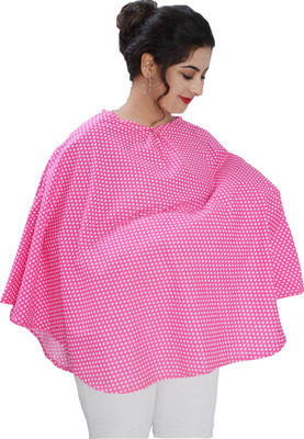 

mum's caress Pink Polka Feeding Cloak(Pink, White)
