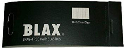 

Blax Clear Snag-Free Hair Elastics Rubber Band(Black)