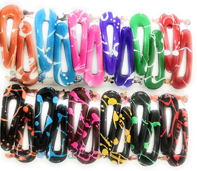 

shiviksha Tic tac hair clips pack of 24 Tic Tac Clip(Multicolor)