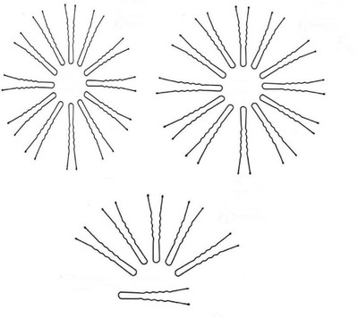 

shiviksha Jooda pins set of 30 Hair Pin(Black)