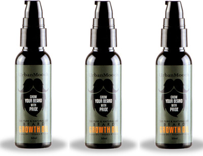 

UrbanMooch Beard & Hair Growth Oil Pack of 3( 150ml) Hair Oil(150 ml)