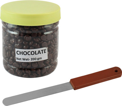 

Ear Lobe & Accessories Chocolate Flavored Depilatory Pearl Hair Removal Hot Wax Beans (200 gms) with Plastic Wax Knife Wax(200 g)