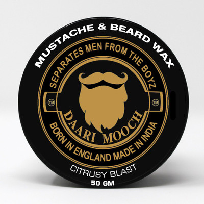 

Daarimooch Citrusy Blast mustache & beard wax Wax(50 g)