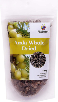

Jioo Organics Whole Dried Amla Sun- Dried,Phyllanthus Emblica or Indian Gooseberry(100 g)
