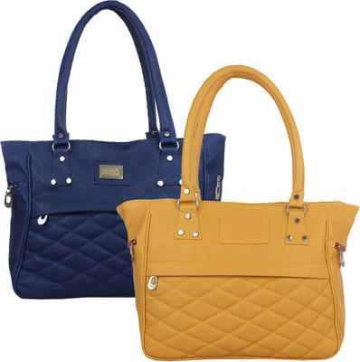 

Fillin Cart Hand-held Bag(Beige, Blue)