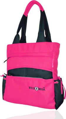 

Wildmoda Shoulder Bag(Pink, Black), Black;pink
