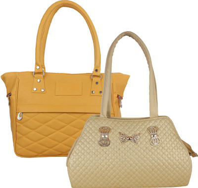 

Fillin Cart Shoulder Bag(Beige, Gold)