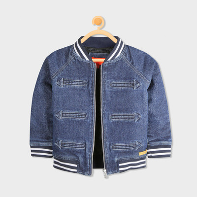 

Cherry Crumble California Full Sleeve Solid Baby Boys & Baby Girls Jacket, Blue