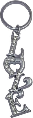 

Bloomingbox Metal Silver Color Love Key Chain