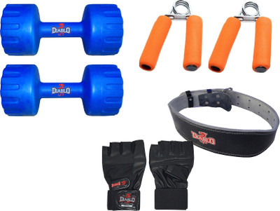 

DIABLO PVC Dumbbell Pair Of 1 KG Gym & Fitness Kit
