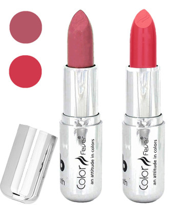 

Color Fever Long last soft shine lipstick A197(nude-brick orange, 8 g)