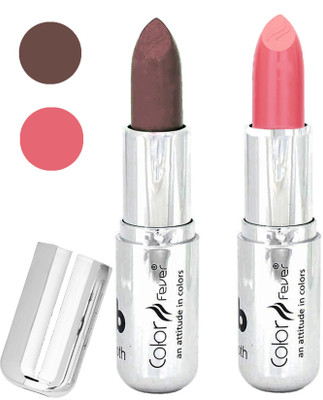 Color Fever Long last soft shine lipstick A160(brown-peach, 8 g)