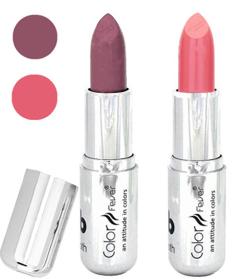 Color Fever Long last soft shine lipstick A206(plum-peach, 8 g)