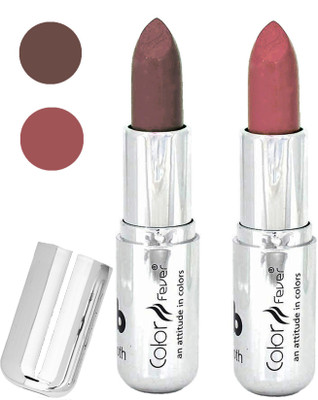 

Color Fever Long last soft shine lipstick A156(brown-mauve, 8 g)