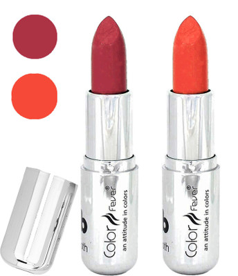 

Color Fever Long last soft shine lipstick A220(brick red-orange, 8 g)