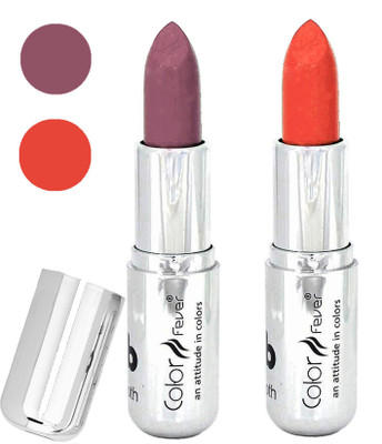 

Color Fever Long last soft shine lipstick A203(plum-orange, 8 g)