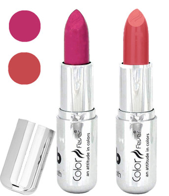 

Color Fever Long last soft shine lipstick A217(pink-peach, 8 g)