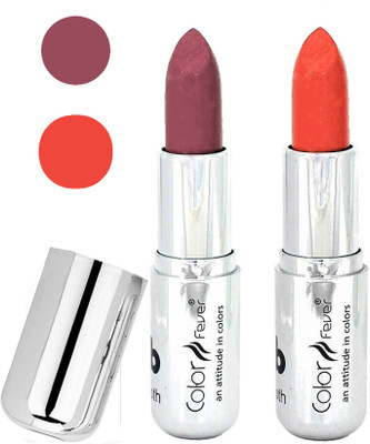 

Color Fever Long last soft shine lipstick A77(copper-orange, 8 g)
