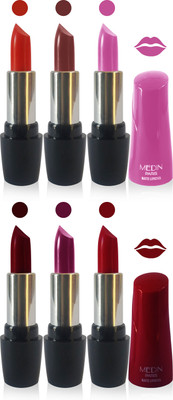 

Medin paris ultra hd elegant colors matte lipstick cosmetics makeup 007 series set of 6(multicolour 6)