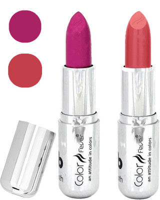 

Color Fever Long last soft shine lipstick A247(dark purple-peach, 30 g)