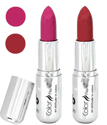 

Color Fever Long last soft shine lipstick A210(pink-dark red, 8 g)