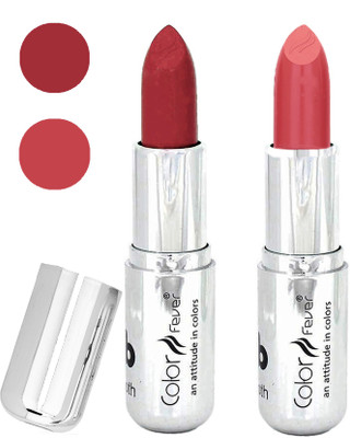

Color Fever Long last soft shine lipstick A232(dark red-peach, 15 g)