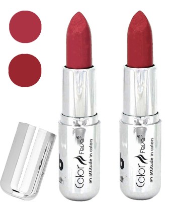 Color Fever Long last soft shine lipstick A218(brick red-dark red, 8 g)