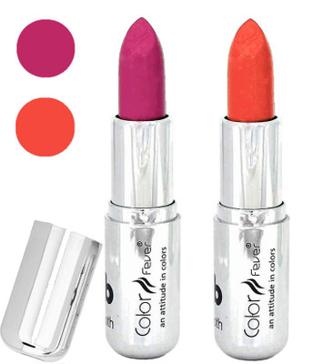 

Color Fever Long last soft shine lipstick A212(pink-orange, 8 g)