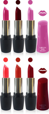 

Medin paris ultra hd elegant colors matte lipstick cosmetics makeup 007 series set of 6(multicolour 3)