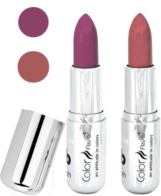

Color Fever Long last soft shine lipstick A57(light purple-mauve, 8 g)
